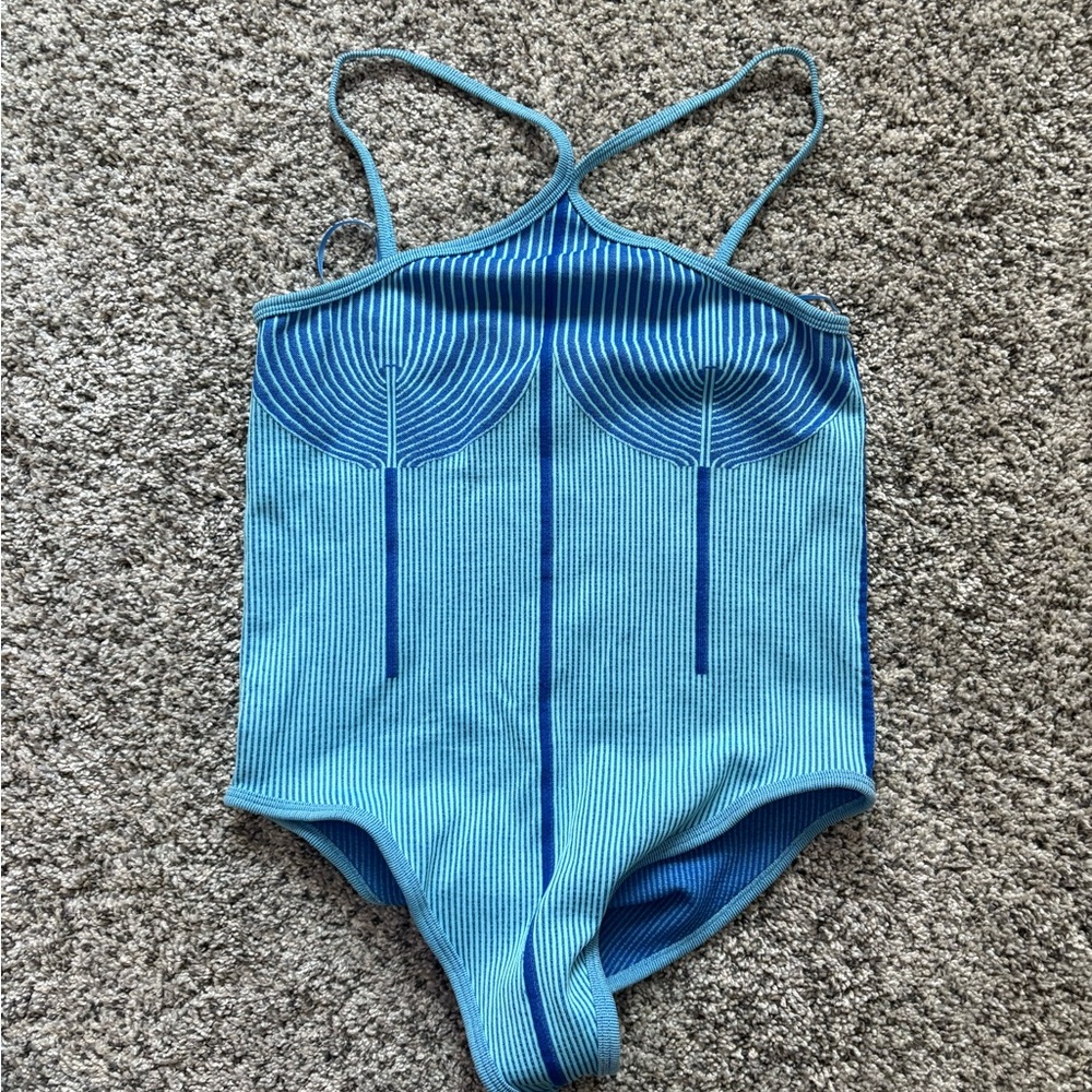 Pacsun blue bodysuit
